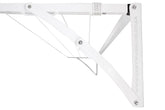 White Foldaway Washline - Aluminium Bracket