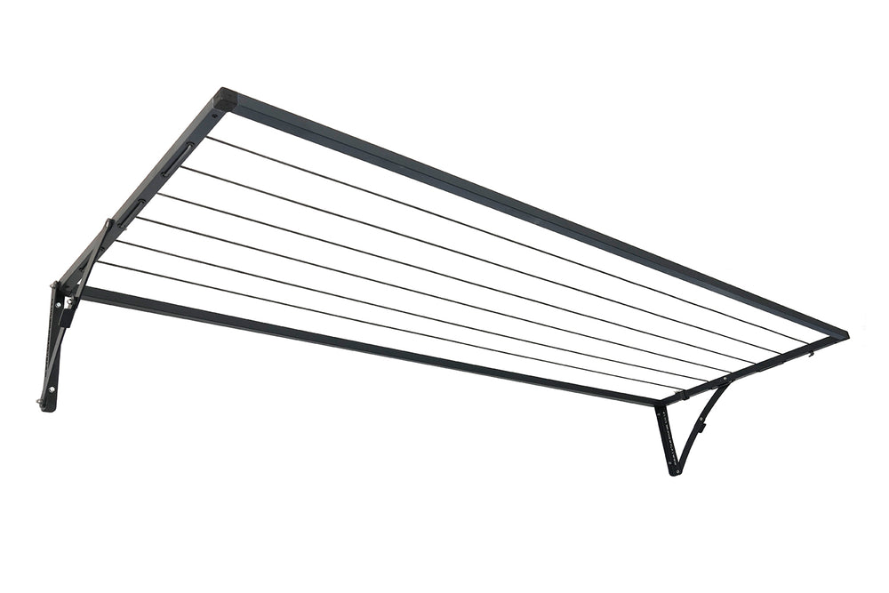 Charcoal Foldaway Washline - Aluminium Bracket