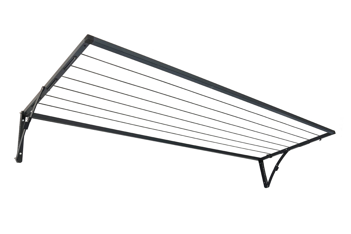Charcoal Foldaway Washline - Aluminium Bracket