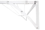 White Foldaway Washline - Aluminium Bracket