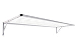 White Foldaway Washline - Aluminium Bracket